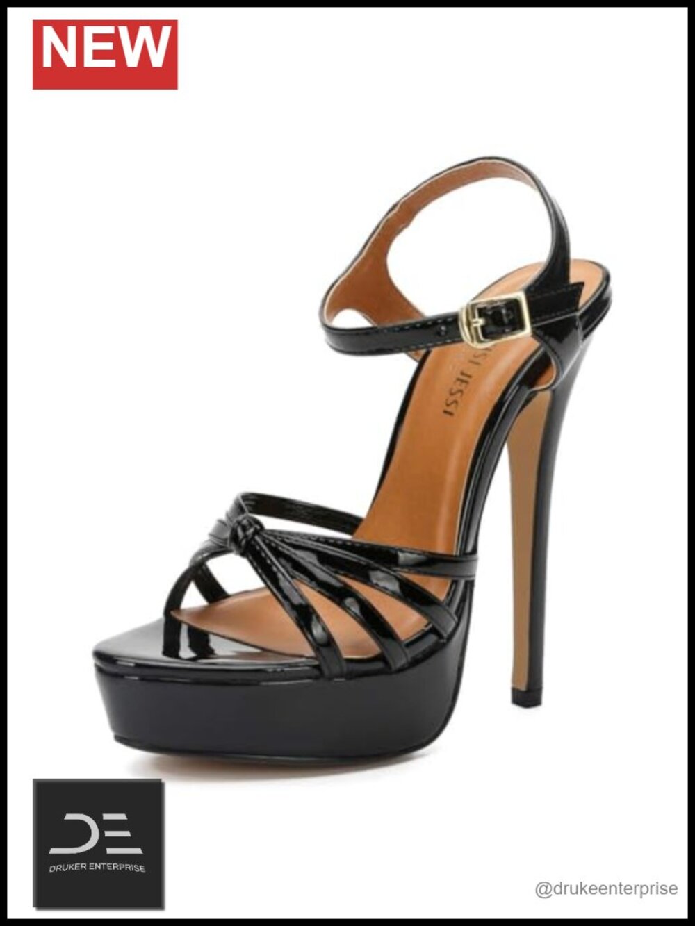 Flatform Stiletto High Heel Strapy Slingback Sandals